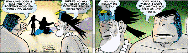 Alley Oop on Thursday September 24, 2009 Comic Strip