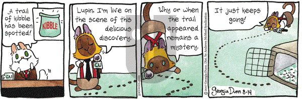 Breaking Cat News on Monday August 14, 2017 Comic Strip