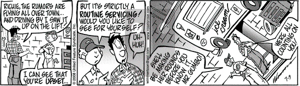 Rose is Rose on Wednesday July 9, 2008 Comic Strip
