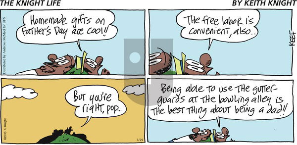The Knight Life on Sunday July 29, 2018 Comic Strip