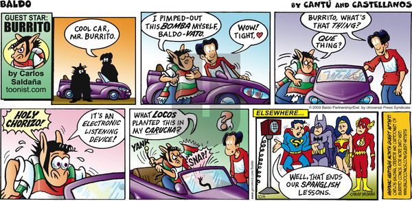 Baldo on Sunday October 4, 2009 Comic Strip