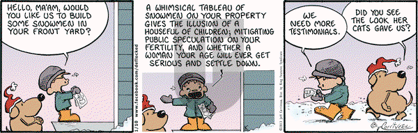DeFlocked on Thursday January 10, 2013 Comic Strip
