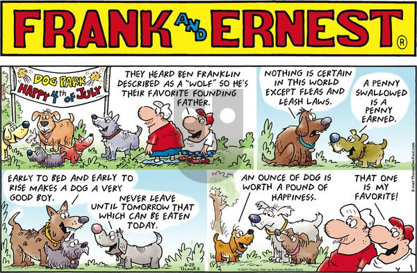 Frank and Ernest on Sunday June 28, 2020 Comic Strip