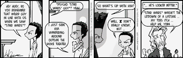 The Boondocks - Tuesday July 6, 1999 Comic Strip