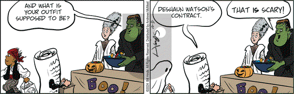Tank McNamara - Thursday October 31, 2024 Comic Strip