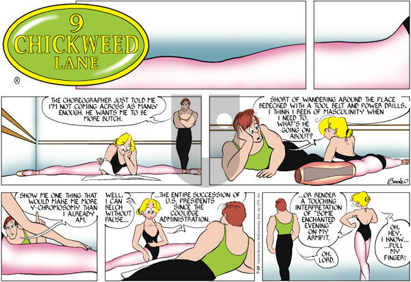 9 Chickweed Lane on Sunday July 20, 2008 Comic Strip