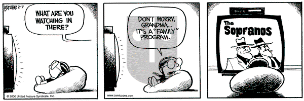 Grand Avenue on Monday February 7, 2000 Comic Strip