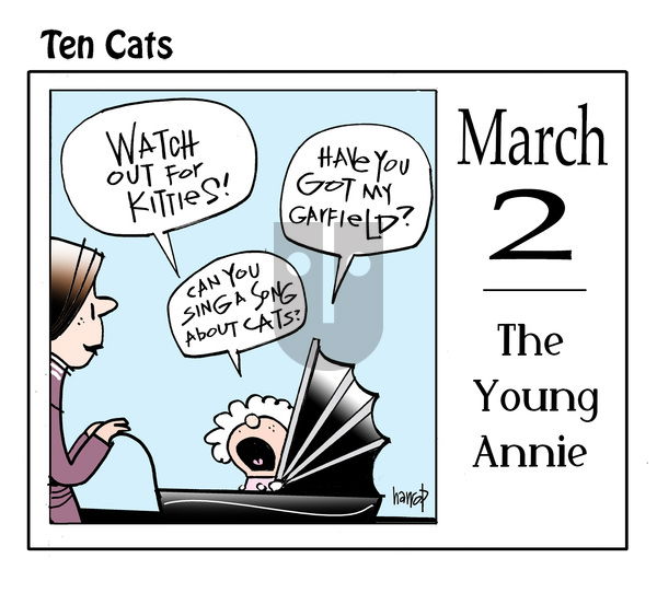 Ten Cats on Sunday March 2, 2025 Comic Strip