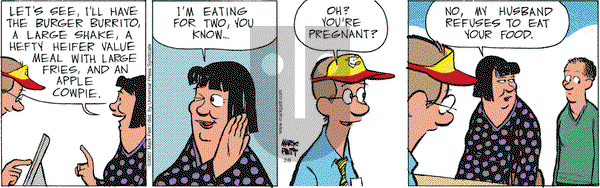 Lucky Cow on Tuesday February 6, 2007 Comic Strip