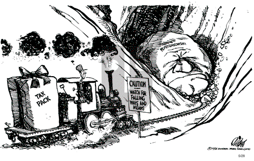 Pat Oliphant on Tuesday May 28, 1985 Comic Strip