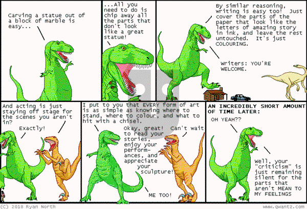 Dinosaur Comics on Monday February 10, 2025 Comic Strip