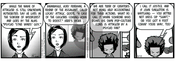 The Boondocks on Friday May 12, 2000 Comic Strip