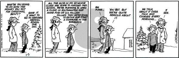 Doonesbury on Monday January 3, 1972 Comic Strip