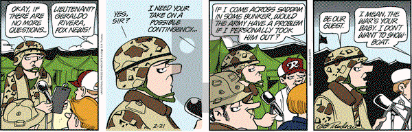 Doonesbury on Friday February 21, 2003 Comic Strip