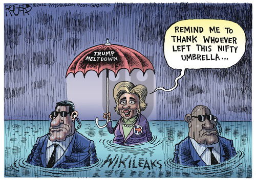 Rob Rogers on Sunday October 16, 2016 Comic Strip