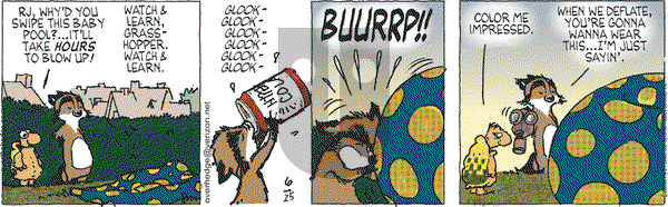 Over the Hedge on Thursday June 25, 2009 Comic Strip