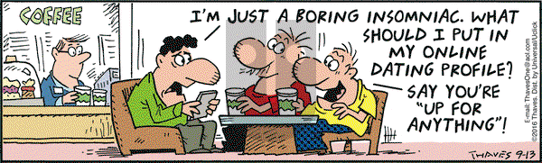 Frank and Ernest on Tuesday September 13, 2016 Comic Strip