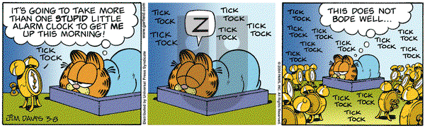 Garfield on Monday March 8, 2004 Comic Strip