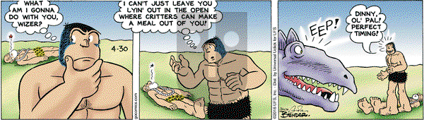 Alley Oop on Saturday April 30, 2016 Comic Strip