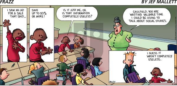 Frazz on Sunday April 26, 2015 Comic Strip
