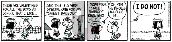 Peanuts on Tuesday February 10, 1981 Comic Strip