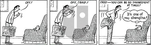 Fred Basset on Friday October 24, 2003 Comic Strip