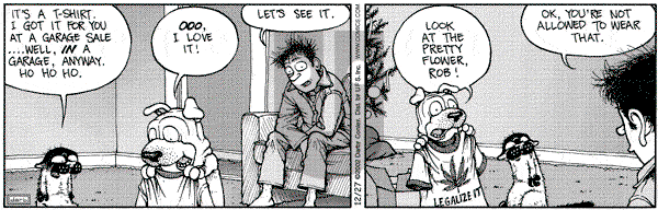 Get Fuzzy on Friday December 27, 2002 Comic Strip