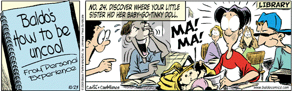 Baldo - Monday October 23, 2000 Comic Strip