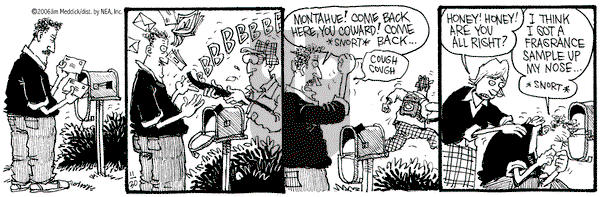 Monty on Thursday November 30, 2006 Comic Strip