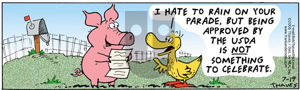 Frank and Ernest - Tuesday July 19, 2005 Comic Strip