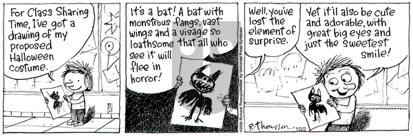 Cul de Sac on Thursday October 2, 2008 Comic Strip