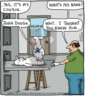 The Argyle Sweater - Thursday February 27, 2014 Comic Strip