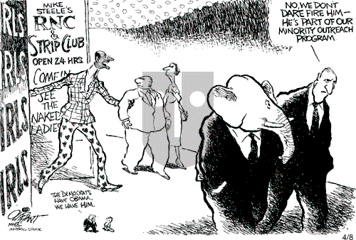 Pat Oliphant on Thursday April 8, 2010 Comic Strip