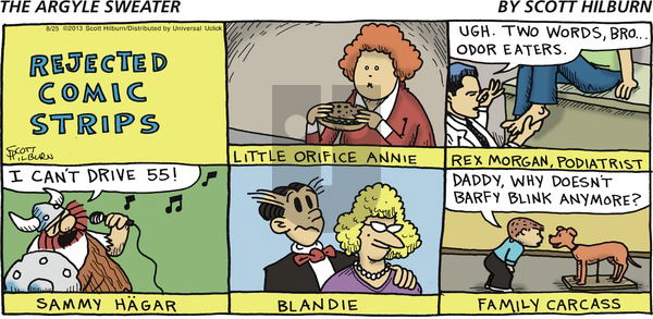 The Argyle Sweater on Sunday August 25, 2013 Comic Strip