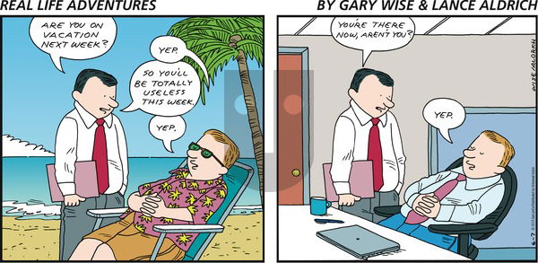 Real Life Adventures on Sunday June 7, 2015 Comic Strip