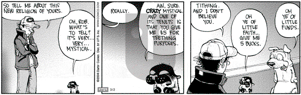 Get Fuzzy on Tuesday March 2, 2004 Comic Strip