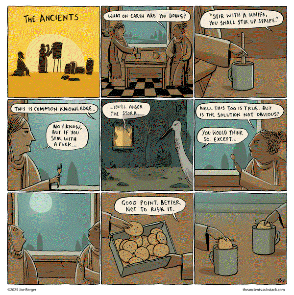 The Ancients on Thursday September 18, 2025 Comic Strip