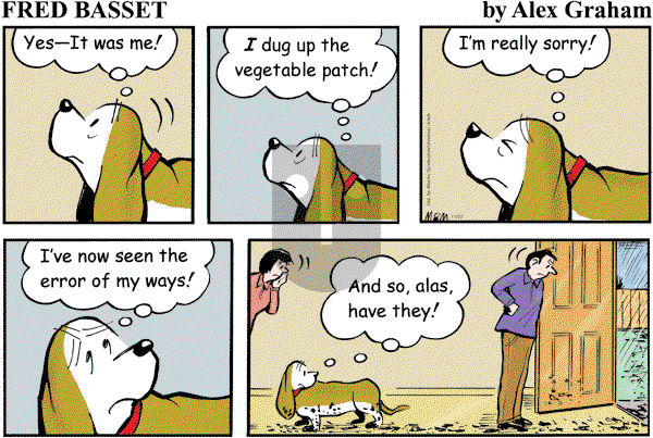 Fred Basset on Sunday November 22, 2009 Comic Strip