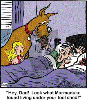 Marmaduke on Monday October 14, 2013 Comic Strip