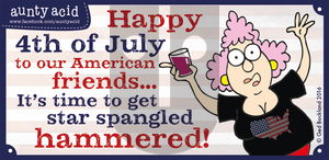 Aunty Acid on Monday July 4, 2016 Comic Strip