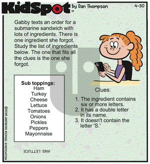 KidSpot on Wednesday April 30, 2025 Comic Strip