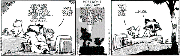 Over the Hedge on Monday July 11, 2005 Comic Strip