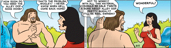Alley Oop on Wednesday August 5, 2009 Comic Strip