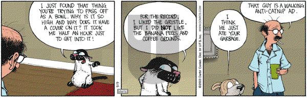 Get Fuzzy on Tuesday September 9, 2003 Comic Strip