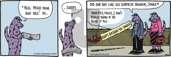 Overboard on Tuesday April 24, 2012 Comic Strip