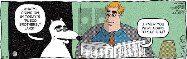 The Fusco Brothers - Saturday October 31, 2020 Comic Strip