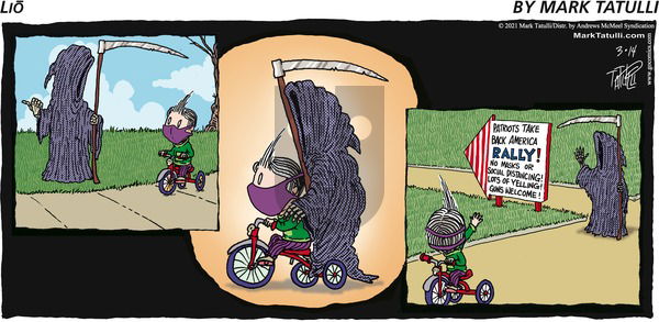 Lio on Sunday March 14, 2021 Comic Strip