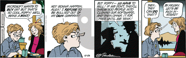 Doonesbury on Wednesday December 22, 1999 Comic Strip