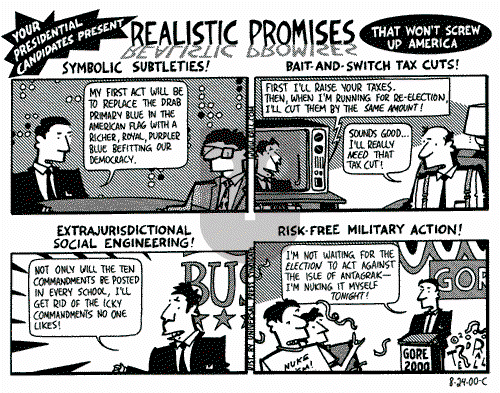 Ted Rall on Monday August 28, 2000 Comic Strip