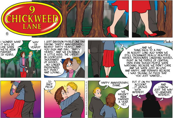 9 Chickweed Lane on Sunday August 3, 2008 Comic Strip